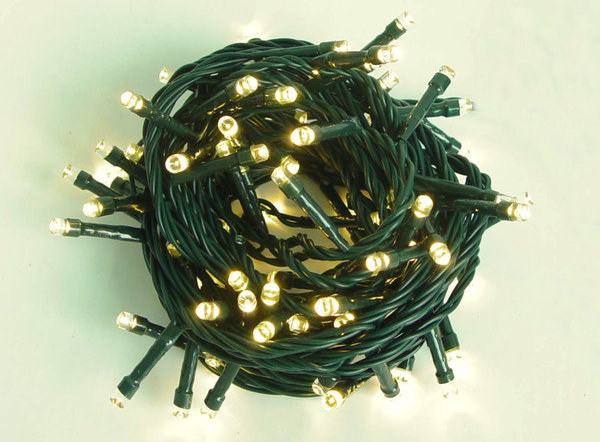 200 er LED Lichterkette innen/außen warmweiss 30 Meter Kabel grün LK003WG